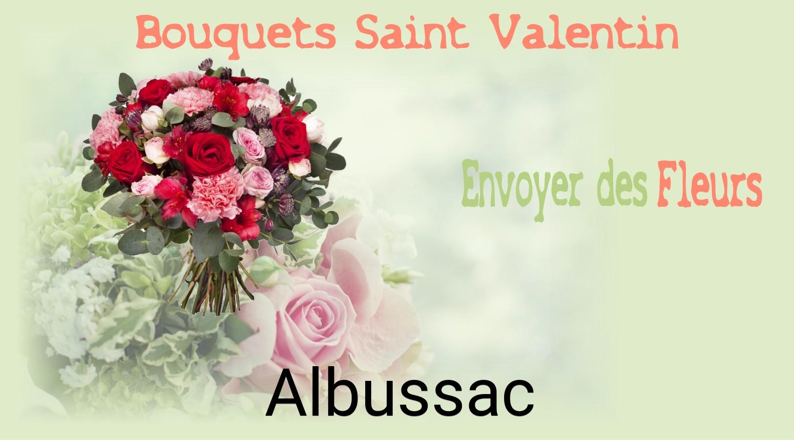 Roses de Saint-Valentin livrées à Albussac